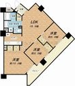 エル・セレーノ上本町レジデンスの間取図