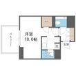 写真：ザ・パークハビオ谷町六丁目クロス 10階1007の間取図