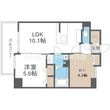 Louis Residence 弁天町の間取図