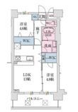 スプランディッド難波VIIの間取図