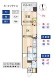 写真：Alivis新町 2階202の間取図