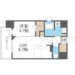 プランドール新北野の間取図