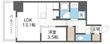 写真:アーバネックス谷町四丁目 2階204の間取図