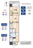 写真：Alivis新町 2階204の間取図