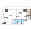 カスタリアタワー肥後橋の間取図