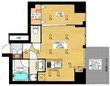 ブエナビスタ阿波座タワーの間取図