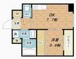 写真:アリス・マナーガーデン谷町 2階202の間取図