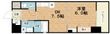 ジューム南船場の間取図