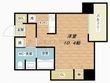 クロスレジデンス大阪新町の間取図