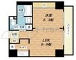 写真:南堀江アパートメントグランデ 2階202の間取図