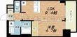プレサンス新大阪ジェイズの間取図