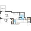 ミュプレ北浜EASTの間取図