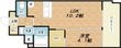 写真:セレニテ堺筋本町プリエ 11階1105の間取図