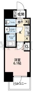 プレサンス松屋町ヴェルデスの間取図