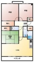 アルカディアン東豊中の間取図