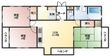 アルプス東豊中マンションの間取図