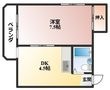 蛍池ホワイトマンションの間取図