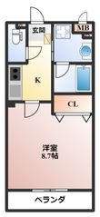 ハーモニー2の間取図
