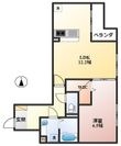 フラハの間取図