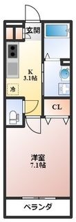 サンシャリテ向丘A棟の間取図