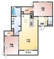 ラ メゾン ド ボヌール 桜塚の間取図