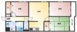 グランドハイツ豊中の間取図