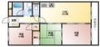 ハイツ三ツ池台の間取図