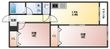 クレセル利倉東Ⅰの間取図