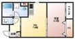 ベリッシモ蛍池の間取図