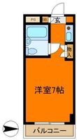 神明マンションの間取図