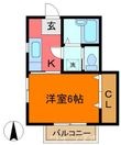 フローレンス高未(タカミ)の間取図