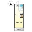 平アパートの間取図