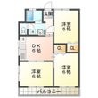 川方マンションの間取図