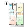 グリーンハイツⅡの間取図