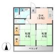 新町ハイツの間取図