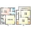 メゾネット谷口Bの間取図