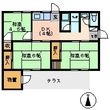 山の前貸家の間取図
