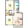 プレミール ボヌール Hの間取図