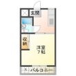 志登茂独身マンションの間取図