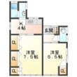 津市中河原戸建ての間取図