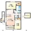 エトワール藤方 Ⅳの間取図