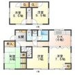 阿漕町津興貸家の間取図
