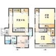 河芸町上野澤田借家の間取図