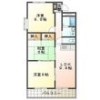エクスクリエ桜橋の間取図