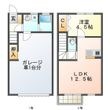 270ガレージの間取図