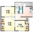 平屋レトロハウスの間取図