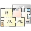 平屋レトロハウスの間取図