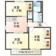 メゾン元町 Ⅱの間取図