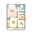 ドゥナーレ津新町の間取図