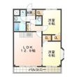 エクシヴ22の間取図